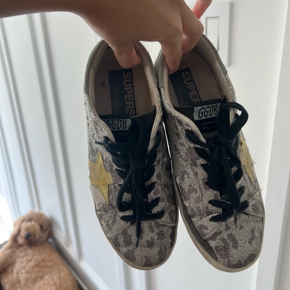Golden Goose Camouflage Sneakers size 37 worn - Picture 3 of 4